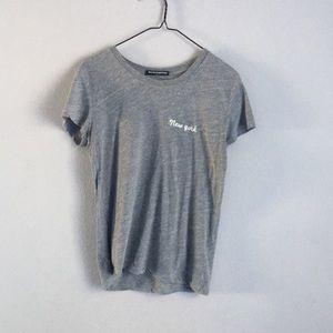 Brandy Melville New York Embroidered Tee